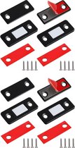 Magneetsnapper / Platte magneten / 4 stuks / Zinaps / Magneet / Deurmagneet / Zelfklevende Deurmagneten / Magneet kastdeur / Kastdeuren magneet / Kabinet Magnetisch Ultra Dun / Zwarte magneet