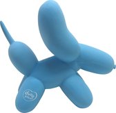 Duvo+ latex balloon terrier 14x6x14,5cm blauw