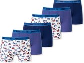 Schiesser Shorts 6-pack 95/5 Teens Boys Organic Cotton