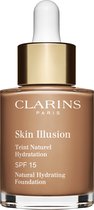 Clarins Skin Illusion Teint Naturel Hydratation - SPF 15 - Foundation - 112.3 Sandalwood - 30 ml