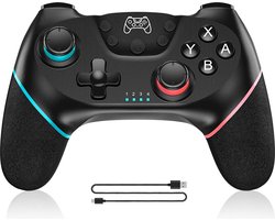 Draadloze Pro Controller Geschikt voor Nintendo Switch / Lite / OLED met Ergonomische Multifunctionele Handvat Gripstand