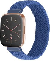 Versa gevlochten solo band - atlantische blauw - Geschikt voor Fitbit