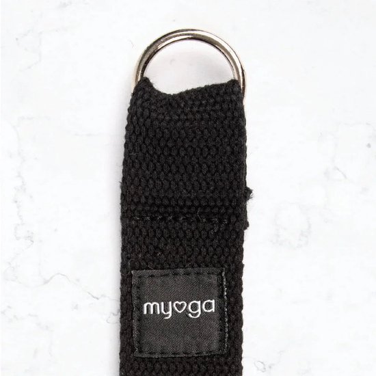 Yogariem en draagriem 2 in 1 - Myga - zwart van Myga — afbeelding 2