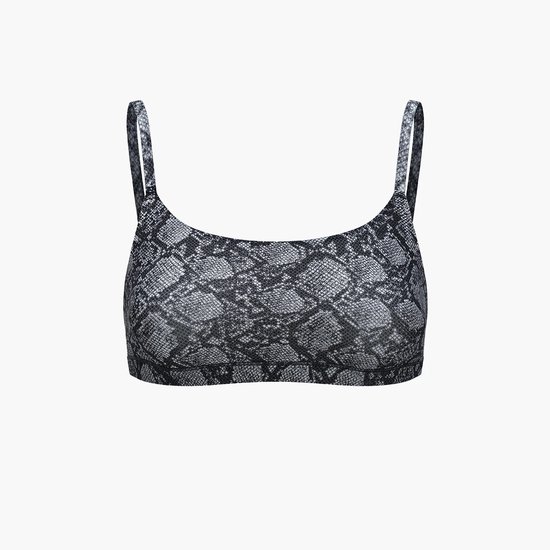 cfab - Bralette Scoop - Snake - L - Soutien-gorge sans armatures, préformé - Lingerie - Sans coutures