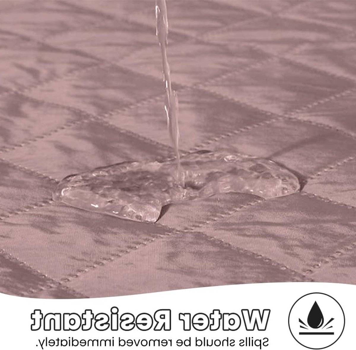 Armsteunhoes voor Meubels, Waterdichte Hoes met Zijzak, Antislip en Wasbaar, Bescherming voor Huisdieren (1 Zits, Lichtgrijs)