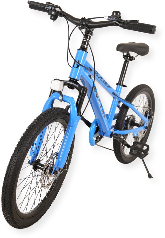 Buxibo - Fiets Austin - Kinder Mountainbike - 7 Versnellingen - 20 Inch - Blauw — afbeelding 5