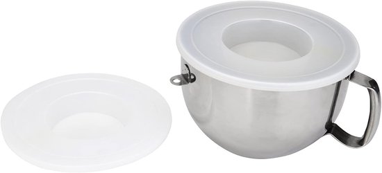 2-Pack Standaard Mixer Deksel met Spatbescherming, Geschikt voor 6QT Bowl-Lift Keukenmixers, Inclusief Komdeksels en Accessoires — afbeelding 3