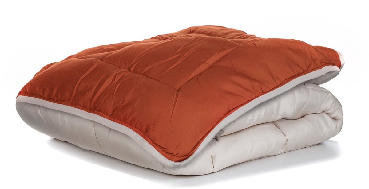 Zelesta Everyday Duo Dekbed - Lichtgrijs & Gember 240x260cm