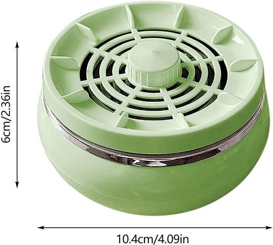 Verpakking van 1 stuk - Fruit- en groentewasser - Draagbare fruitwasser - Huishoudelijk keukenartikel - Verwijdert pesticideresten - IPX7 waterdicht - Magnetisch opladen-Geschikt voor het wassen van fruit, groenten, vlees, enz. - 10,4*10,4*6 cm-Groen — afbeelding 5