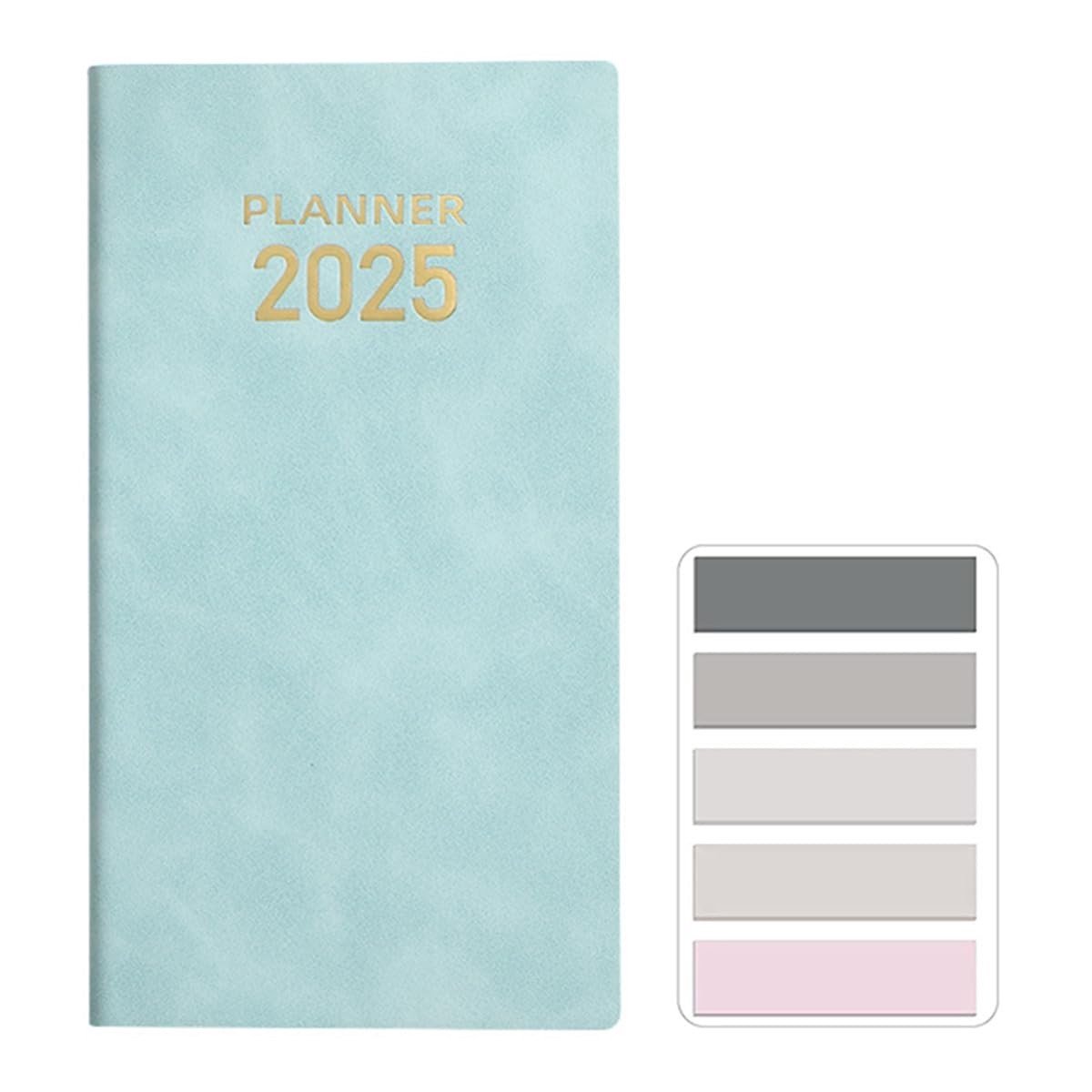 Dailygoods- Zakagenda A6 - Kleine Kalender - Afsprakenplanner - Notitieboek - Organizer - PU-lederen Softcover - 120 Pagina's - Agenda