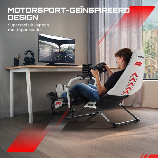 Playseat® Challenge DD Racestoel - Race Cockpit - F1 Racepositie - Compleet Verstelbaar - F1 Edition van Playseat® — afbeelding 5