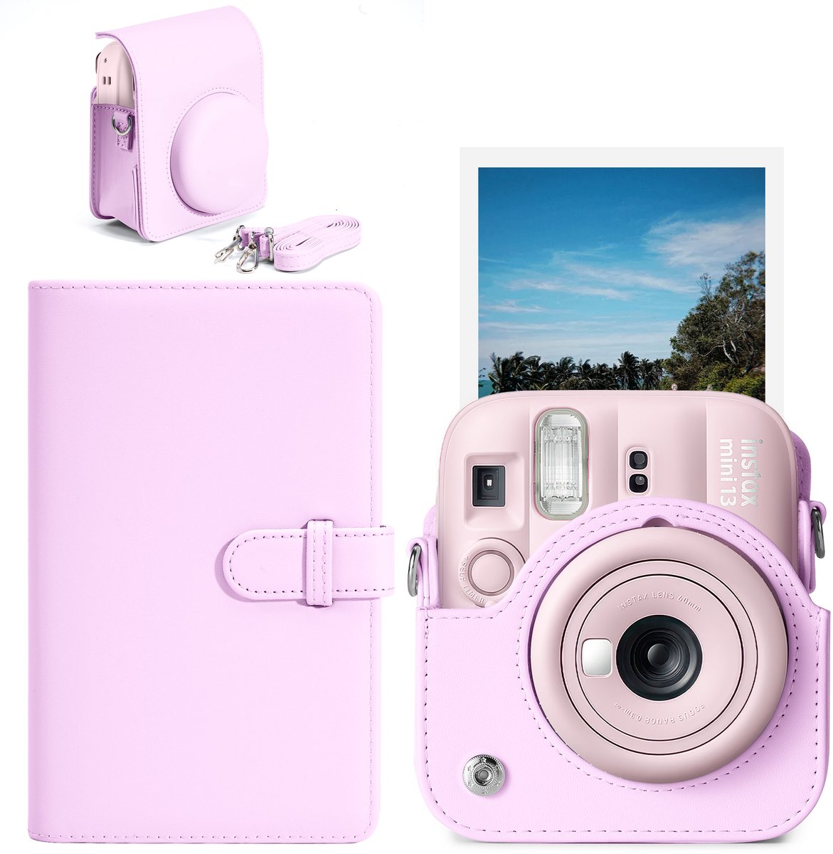 Fujifilm RHYTHMFLAME Instax Mini 13 Accessoireset - Pastelroze