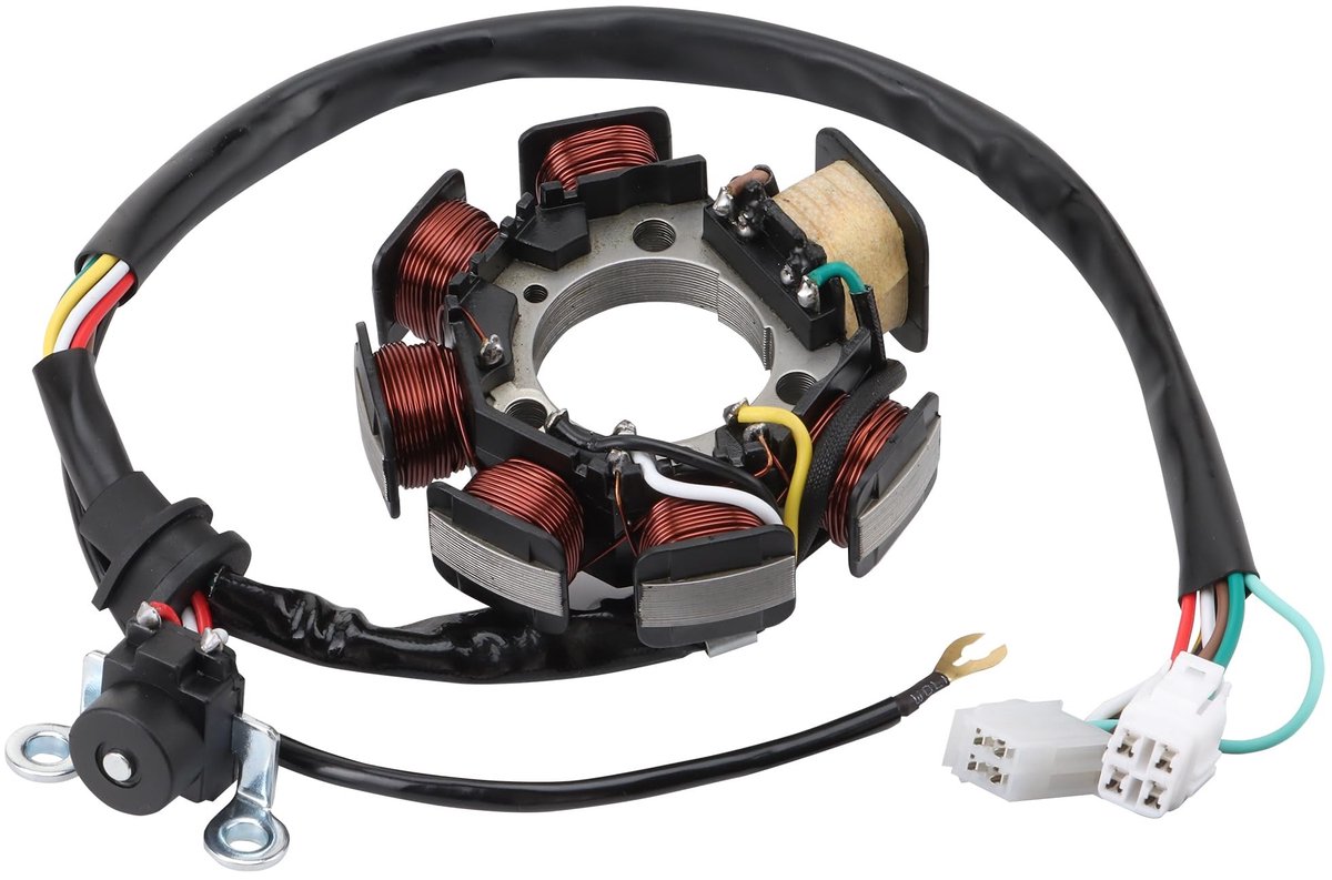Dailygoods- Stator Vervanging 7 Spoelen 8 Draden - Geschikt voor TT-R125E/L - OEM 5HP-85510-10-00 - Hoogwaardige Kwaliteit - Automobiel Onderdelen - Motorfiets Onderdeel