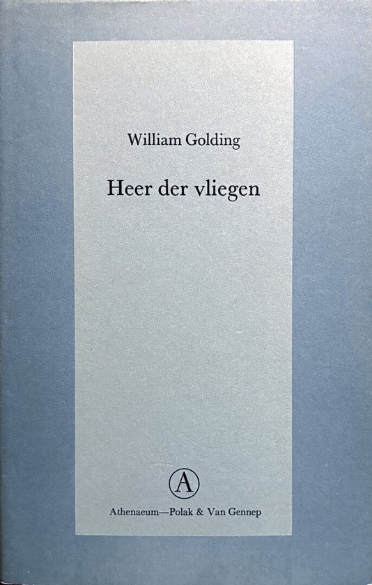 Boek "Heer der vliegen" door William Golding, uitgeverij Athenaeum.