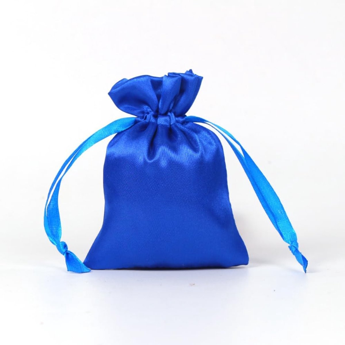 JHUBERS- Zakjes met Trekkoord - Satijnen Zakjes - Cadeauzakjes - Sieradenzakjes - Snoepzakjes - 8 x 11 cm - 10 Stuks - Cadeautas