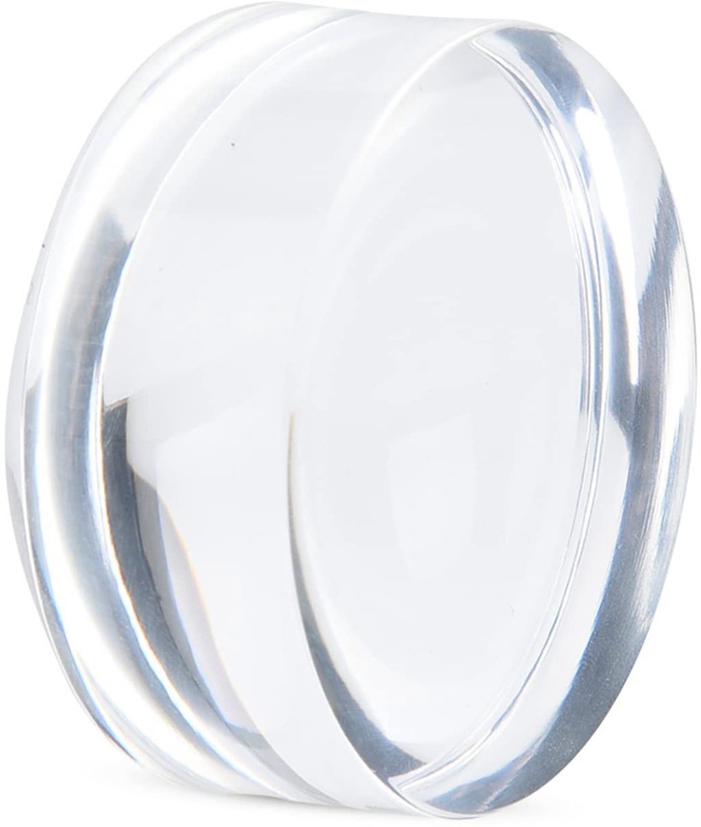 JHUBERS- Vergrootglas 5x Draagbaar - Optisch Vergrootglas - Handsfree Ontwerp - Acryl Dome - Lezen - 8x Vergrootglas - Loep