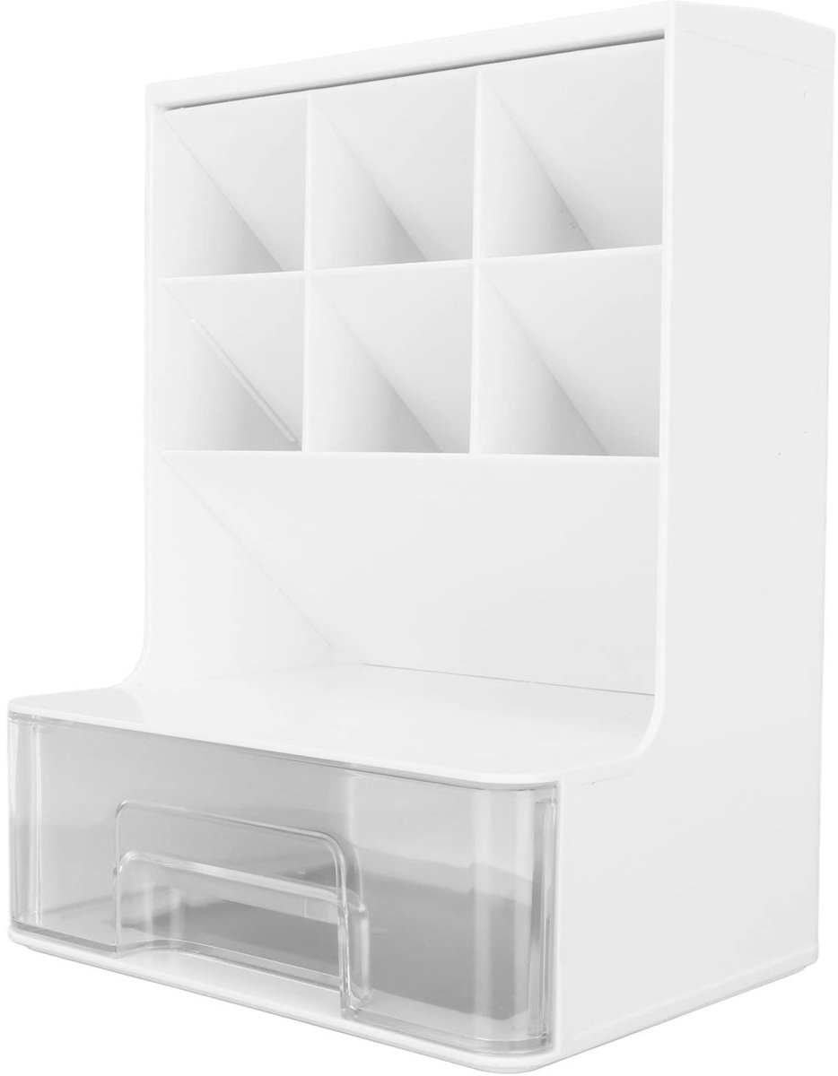 Dailygoods- Penorganizer grote capaciteit - Bureauorganizer - Multifunctioneel - Organizer met lades - Antislip - Slanting design