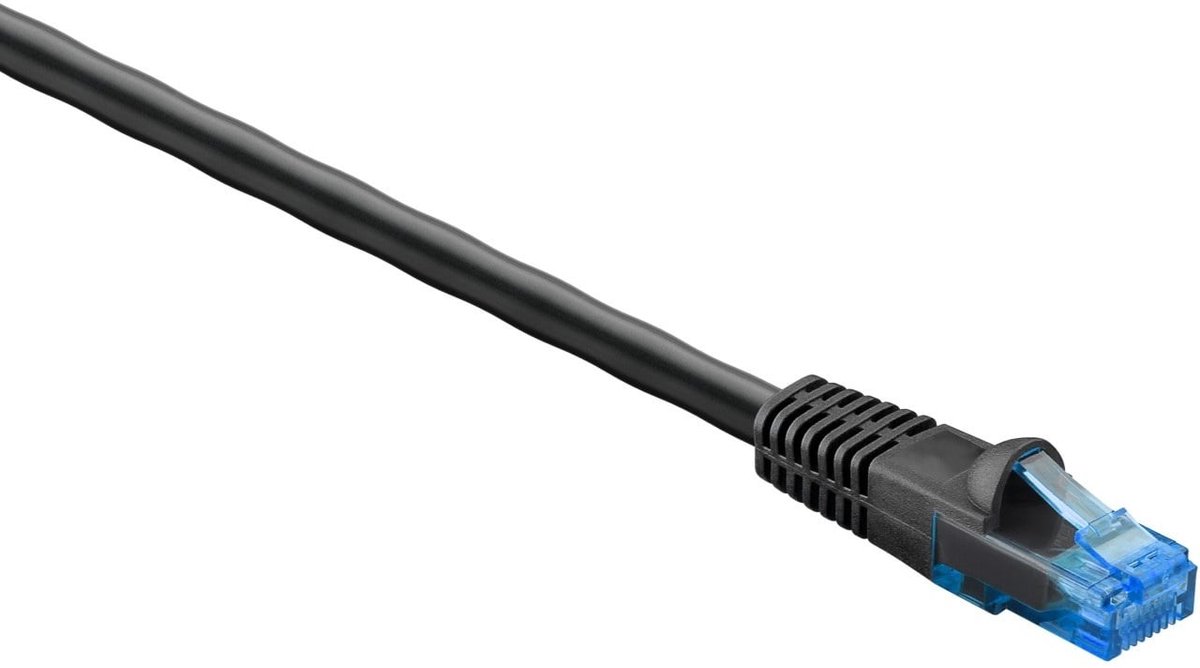 Goobay U/UTP CAT6 Gigabit outdoor netwerkkabel / zwart - 50 meter