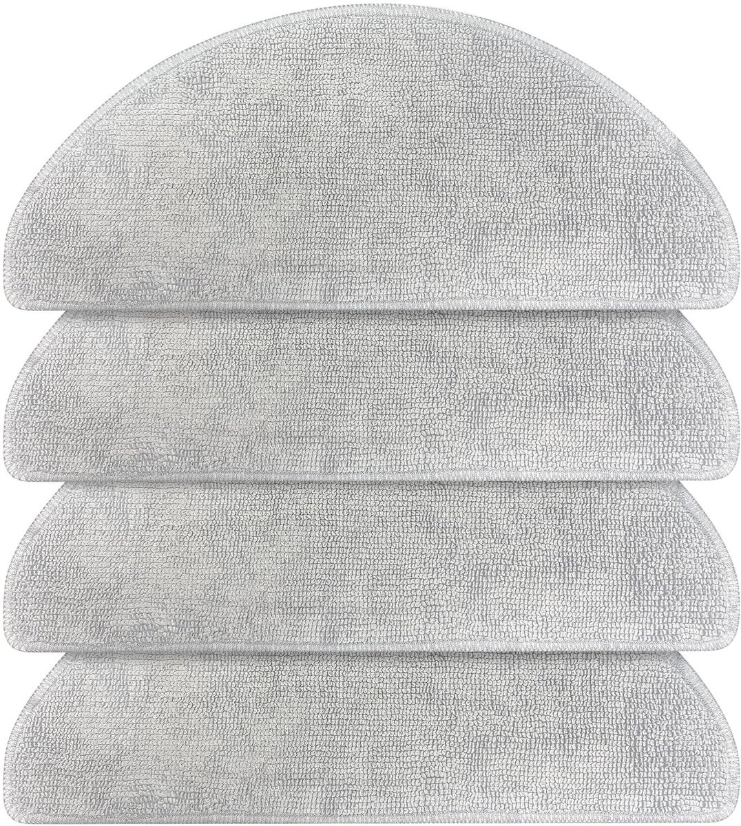Dailygoods- Dweilpads 4 Stuks - Dweilpads Dreame L40 Ultra AE - Dweilpads Swiffer - Robotstofzuiger Accessoires - Stofzuiger Onderdelen - Compatibel met Lubluelu L20 en Honiture V8 Pro - Schoonmaakdoekjes