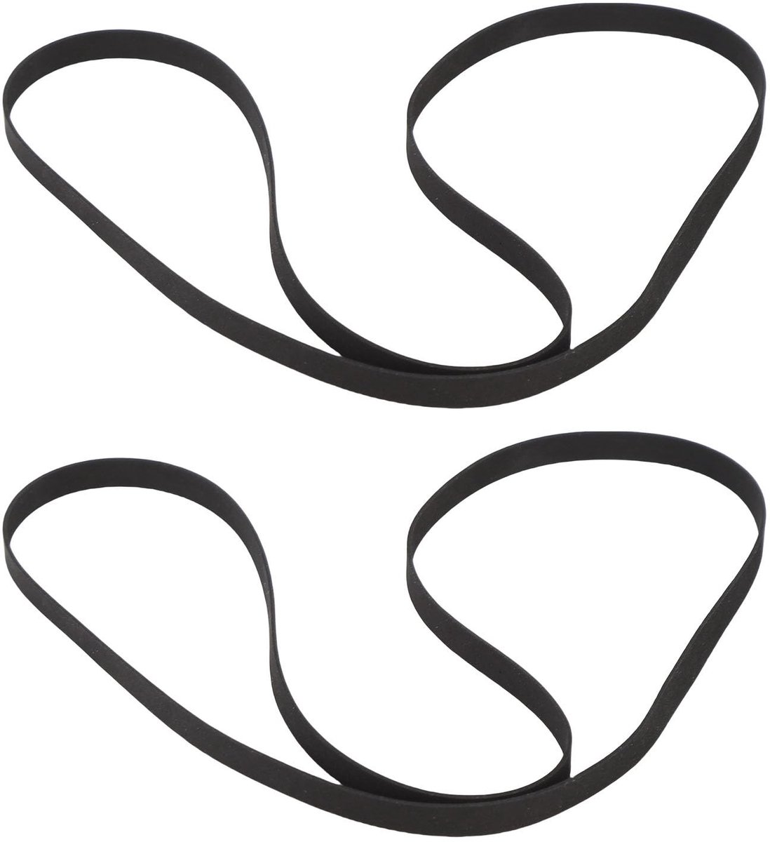Allecto - Draaitafelriem - Brede Compatibiliteit - 2 Stuks - Rubber Vervangingsriem - 145x5x0,6 mm - Voor Platenspelers - Ideaal voor Geluidskwalit...