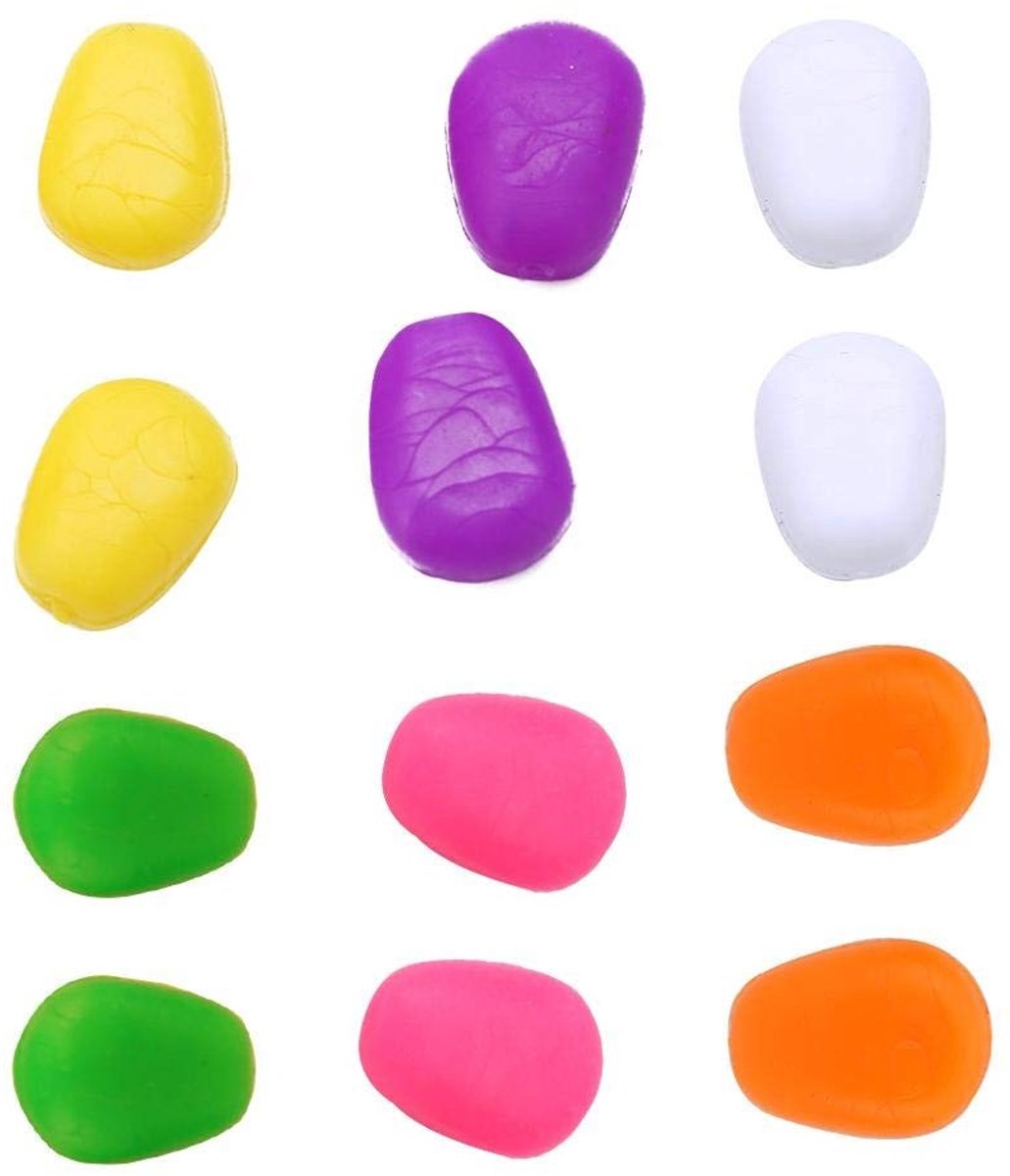 Dailygoods- Maïs Lokt 60 Stuks - Kunstmatig Aas - Weerbestendig - Lichtgewicht - Drijvend - Hoogwaardig PRT-Materiaal - Vissenaas