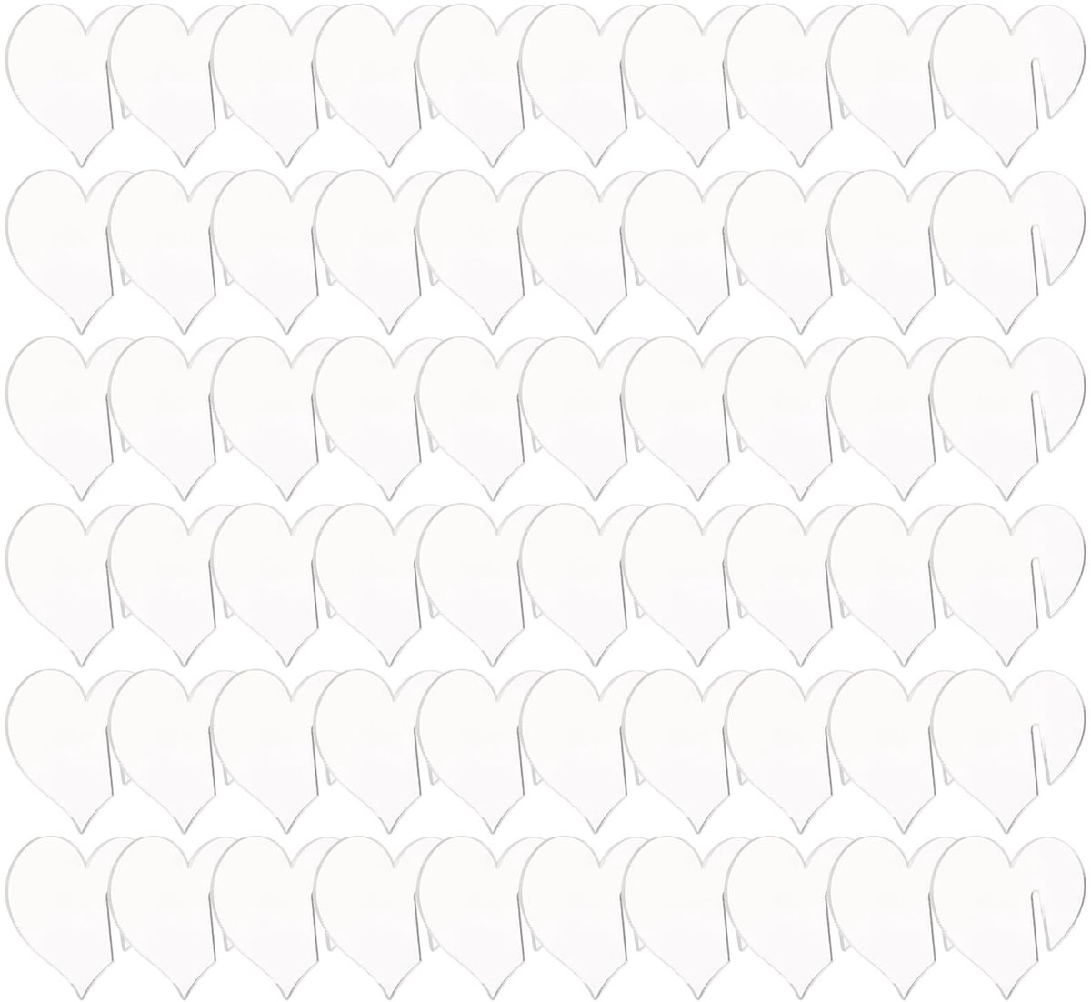 Dailygoods - Set van 60 Acryl Dranklabels voor Feestdecoratie