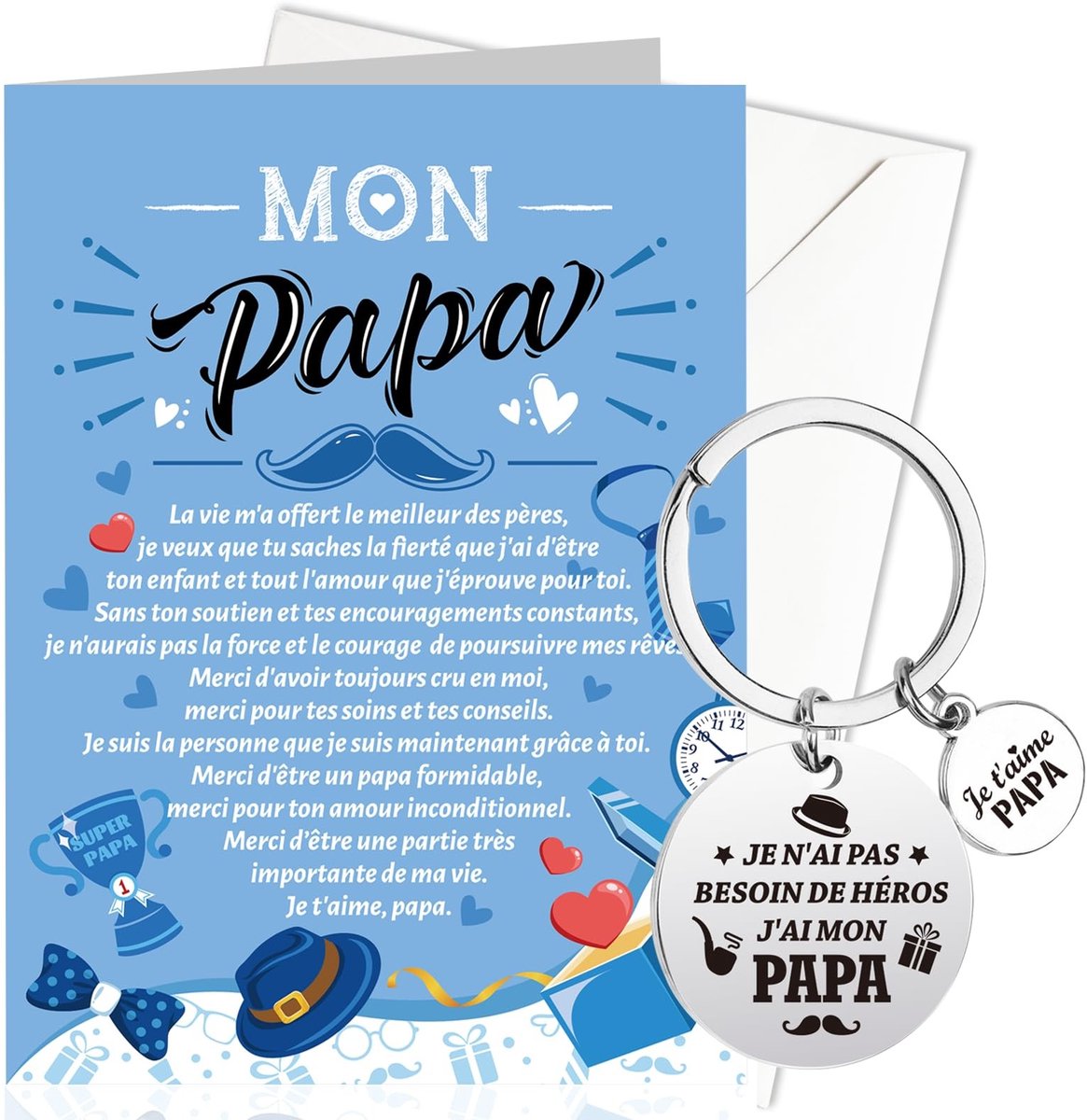 Dailygoods- Verjaardagscadeau voor Papa - Cadeau - Kaart - Persoonlijk - Uniek - Verrassing - Cadeau Voor Vader