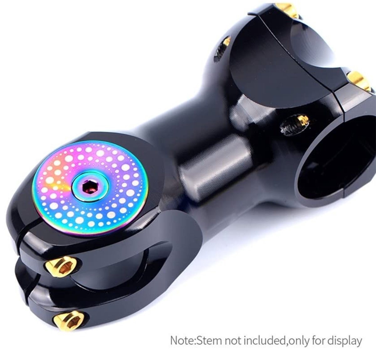Dailygoods - Waterdichte Fiets Stuurpen Top Cap met Bouten van Titanium