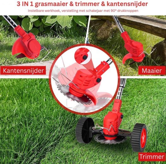 Thuys - Voegenborstel Badkamer - Voegenreiniger - Schrobborstels - Rood en Zwart van Merkloos	 — afbeelding 3