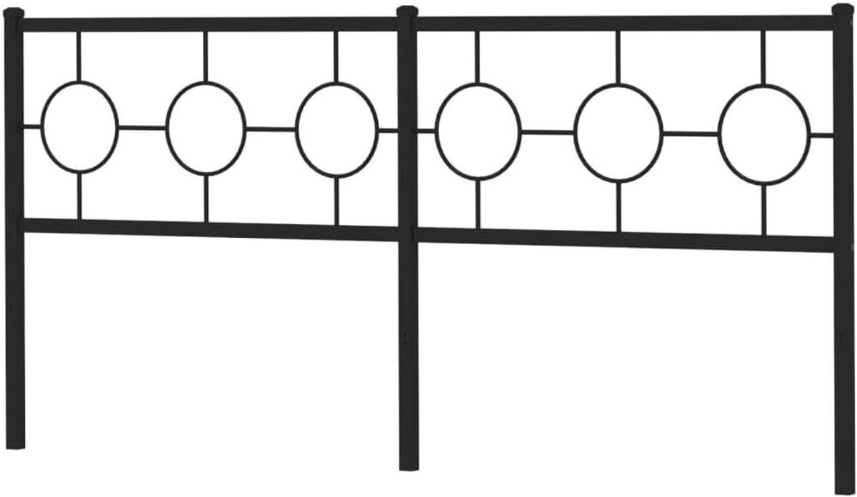 Hoofdbord Metaal - Hoofdsteun Bed - Slaapkamer Decoratie - Robuuste Staalconstructie - 187