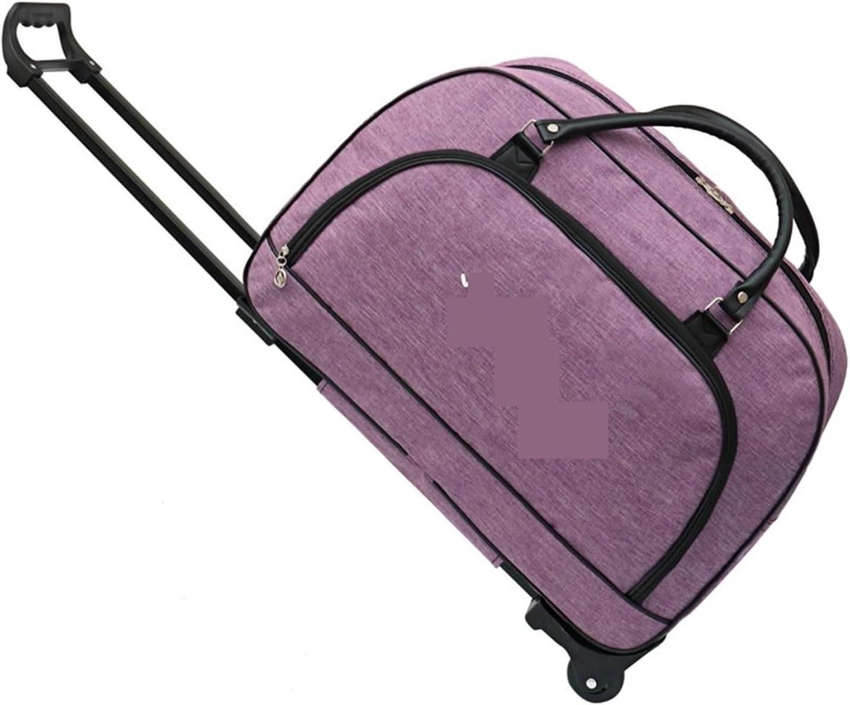 Reis koffer - Reistas Trolley - Weekend Trips - Lichtgewicht Ontwerp - 52x34x21 cm - Lila