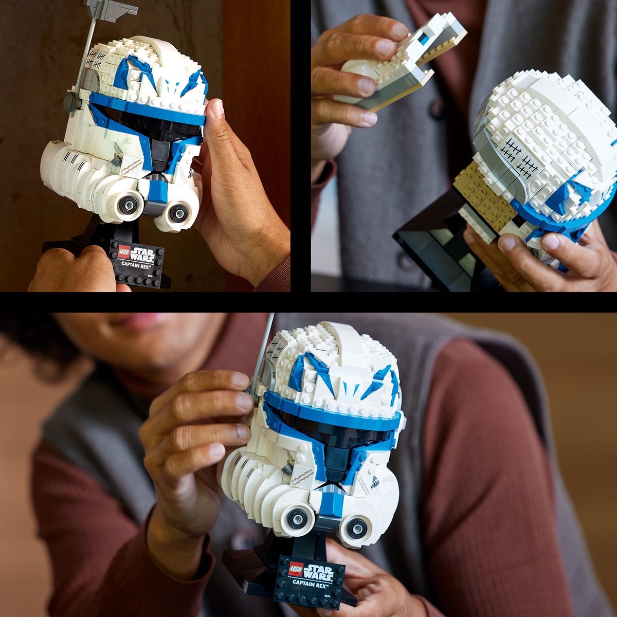 LEGO Star Wars Captain Rex Helm Set voor Volwassenen, The Clone Wars Collectible - 75349 — afbeelding 9