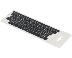 15 x 15 mm Franse stickers voor pc/laptop & notebook toetsenborden met mat krasbestendig laminaat | Autocollants Clavier français AZERTY | French Keyboard Stickers | Kleur: Zwart
