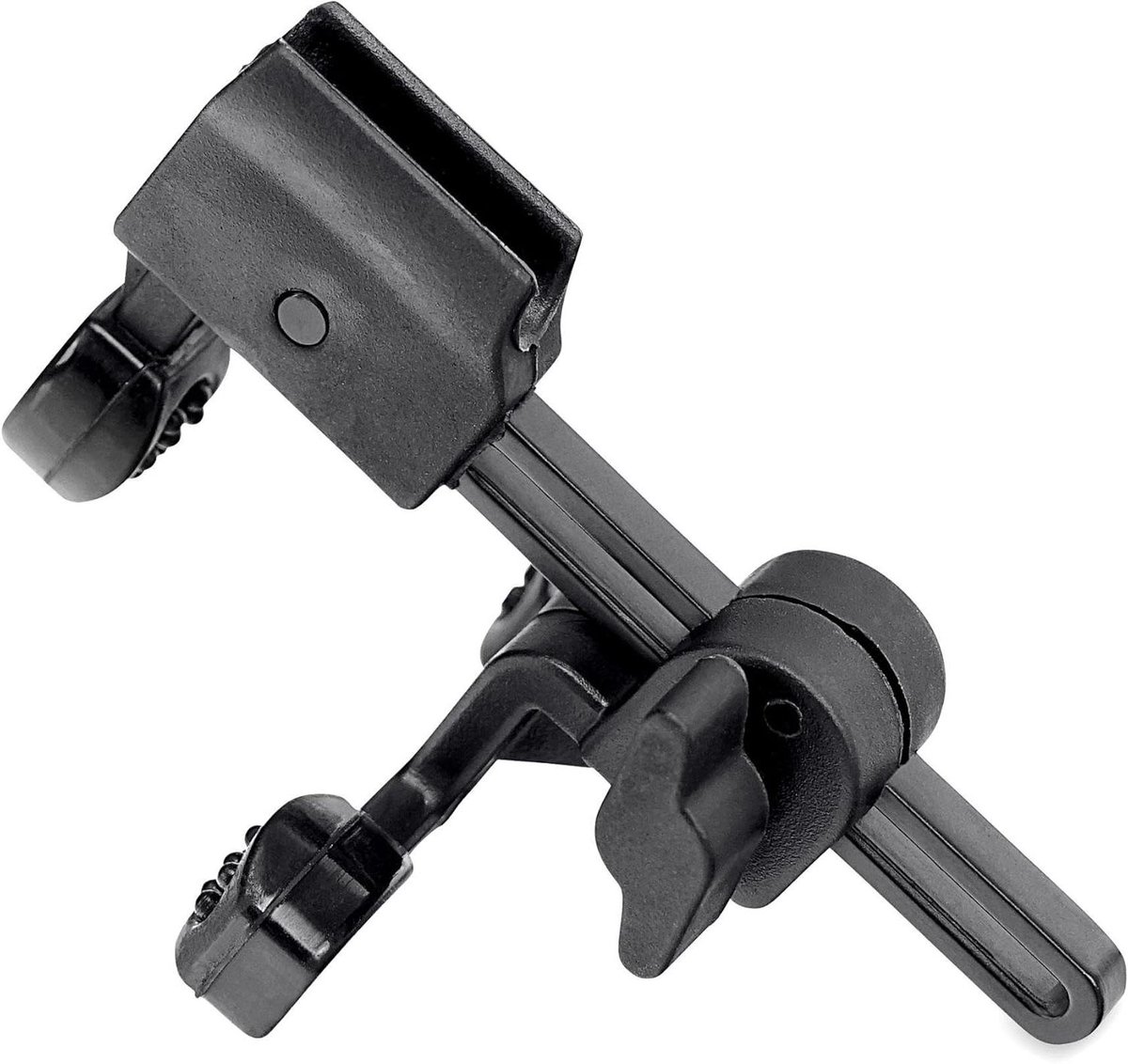 Instrument microfoon houder - Bevestiging microfoon - Vastzetten op instrument - Instrumentvriendelijke klem - Tot 37 mm - Zwart