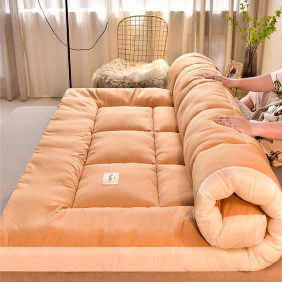 Opvouwbaar Matras - Vloermat Tatami - Comfortabel Slapen - Huidvriendelijke Stof - 200x220cm - Groen — afbeelding 4
