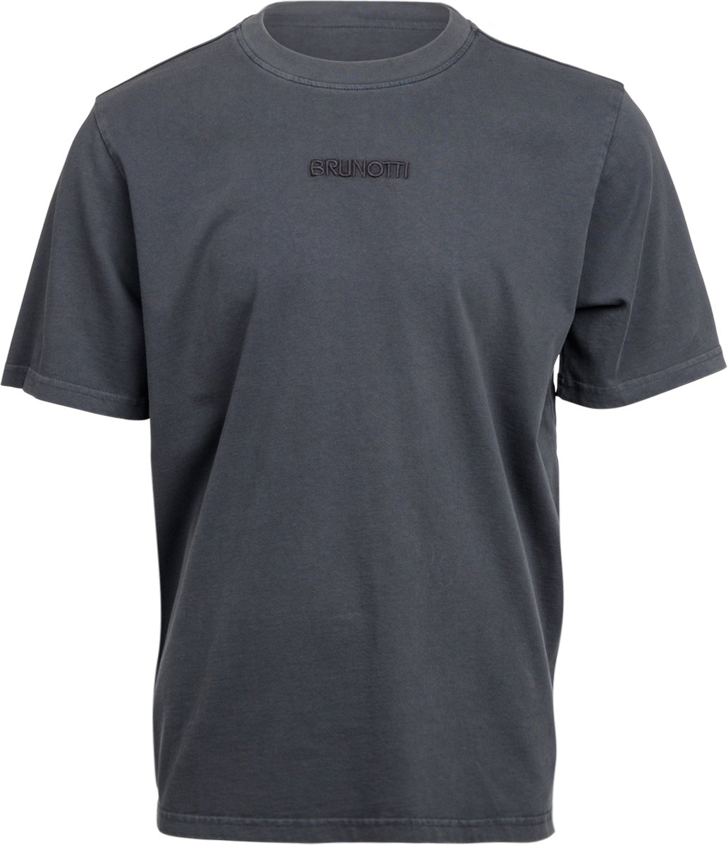 Brunotti Esseries T-Shirt Pirate Heren Shirt 100% Zwaar Katoen Relaxed Fit M Zwart