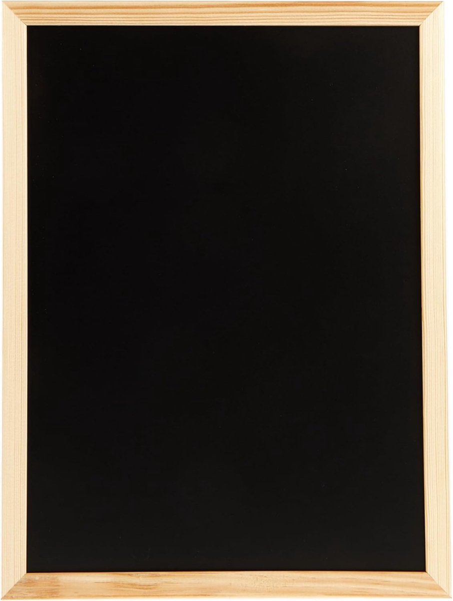 Aura® Krijtbord Staand - Krijtbord Kinderen - Krijtbord - Zwart - 30cm x 40cm x 2cm