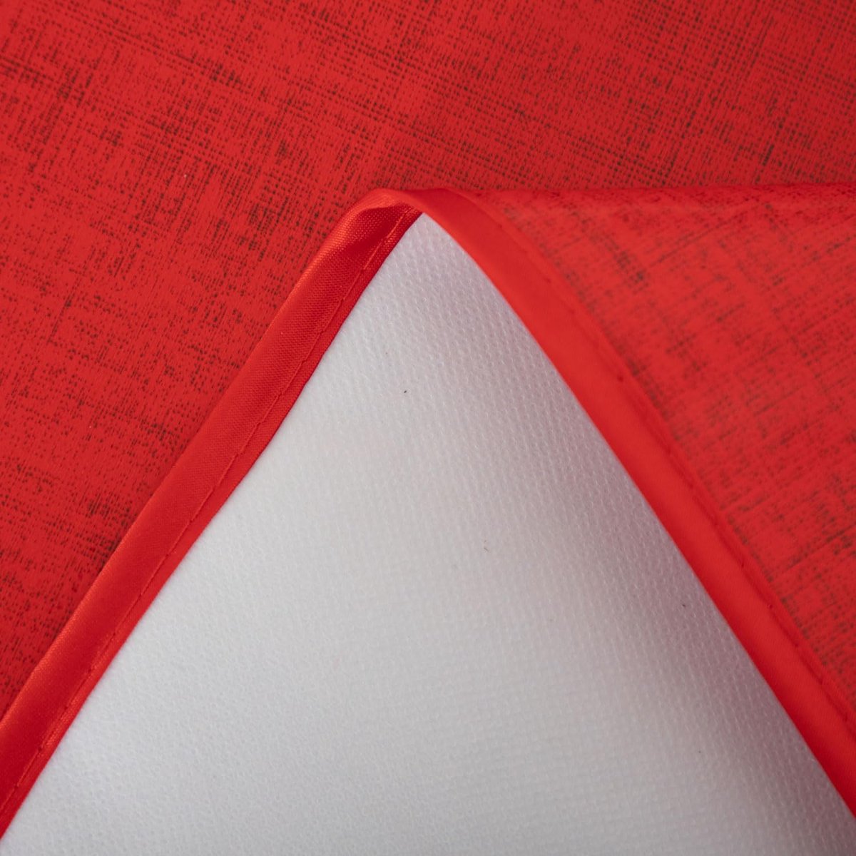 Tafelkleed 130 x 260 cm, met lijnen, afwasbaar, met zoom, polyester, tuintafelkleed