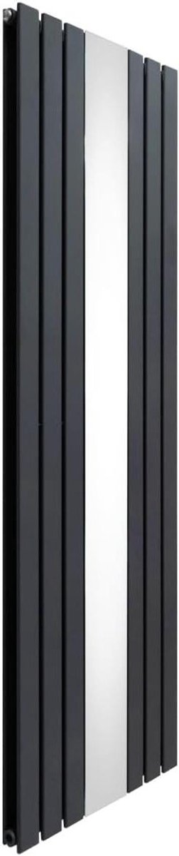 Verticale Paneelradiator - Spiegel Verwarming - Woonkamer Verwarming - Dubbele Kolom Ontwerp - 180cm x 56.5cm - Antraciet Grijs