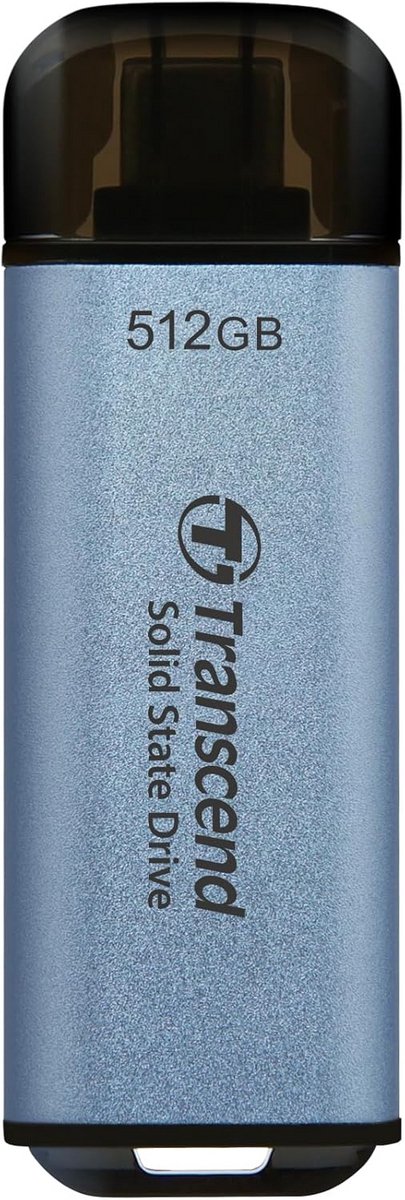 Externe SSD - Draagbare Opslag - Bestanden Overzetten - Hoge Snelheid - 512 GB - Blauw