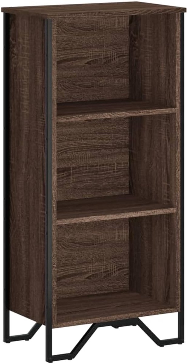 Boekenkast - Opbergrek - Boeken Organiseren - Duurzaam Technisch Hout - 50 x 31 x 106 cm -