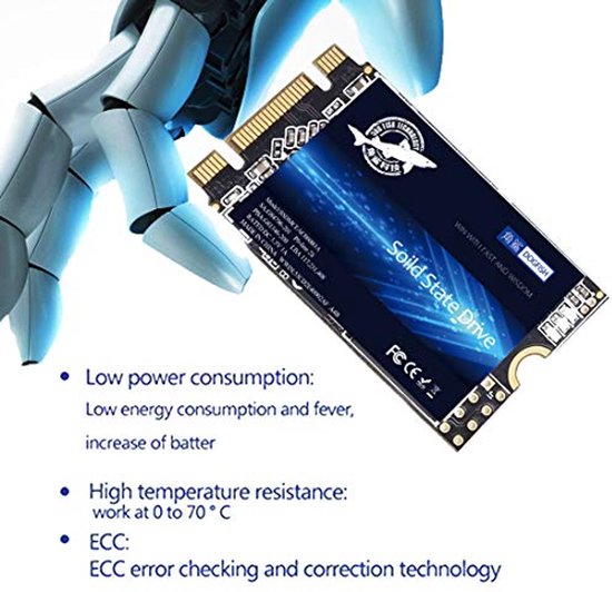 Interne SSD - Harde Schijf - Sneller Werken - Hoge Stabiliteit - 250GB - Zwart — afbeelding 2