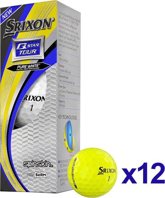 Golfballen - Sportballen - Afstand Vergroten - Snelle Kern - 339 Dimples - Geel — afbeelding 2