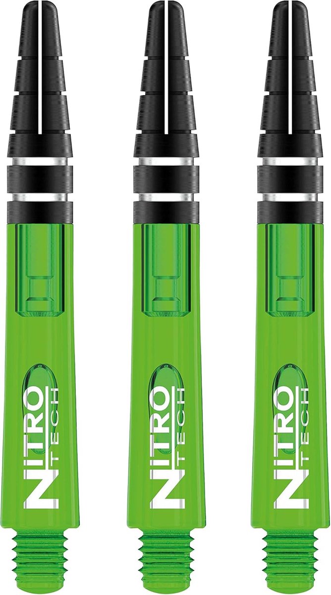 Dart Shafts Multipack - Dart Accessoires - Darts Spelen - Flight Locking Systeem - 9 Stuks - Rood Blauw Groen — afbeelding 2