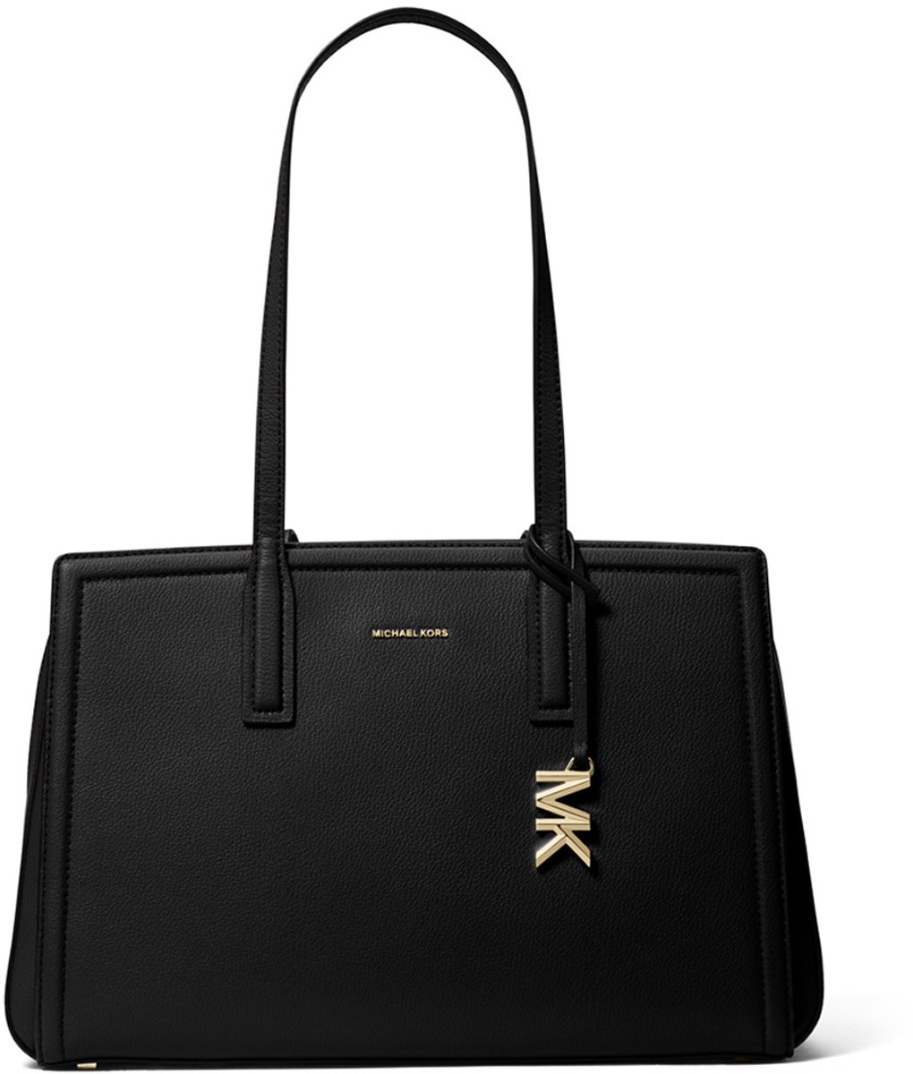 Michael Kors Grote Schoudertas Dames - Leer - Laila - Zwart
