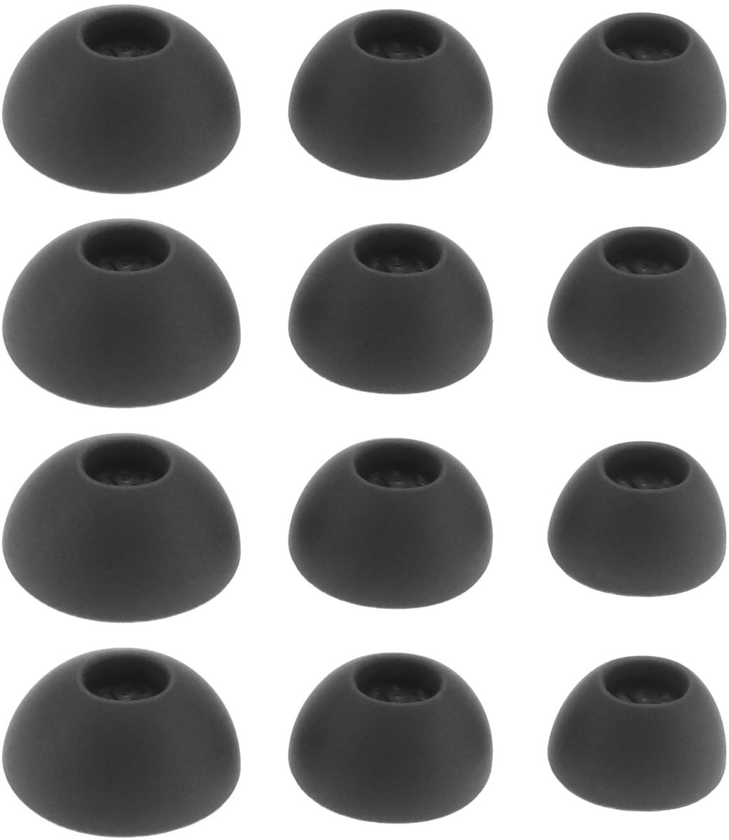 Dailygoods - Vervangende oordopjes - Geluidsisolatie - Zwart - Siliconen oordopjes - Compatibel met Oneplus Buds Pro 2 - 3 maten S/M/L