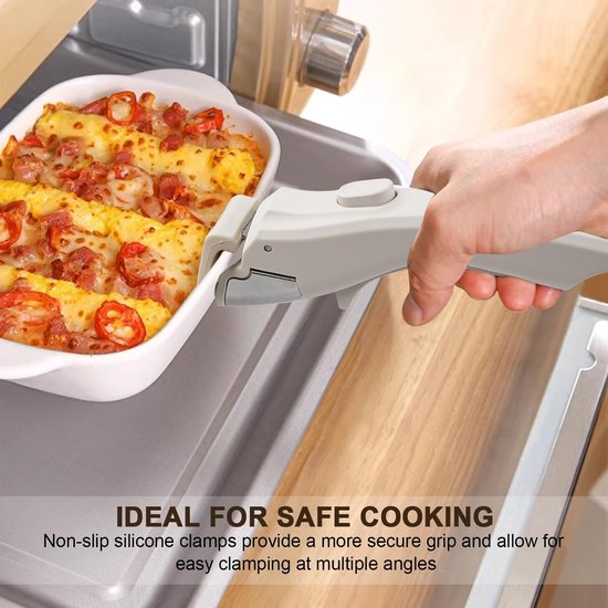 Dailygoods- Panhandle Antislip - Verstelbare Vervangingshandgreep - Eén-knopssluiting - Geschikt voor Pannen/Borden - Compact en Draagbaar - Veilig in Gebruik - Panhandvat — afbeelding 4