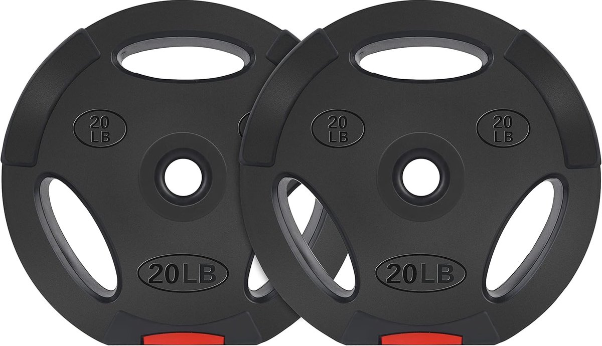 Standaard Vinyl Halterplaat 25mm (1 Inch) voor Krachttraining en Gewichtheffen