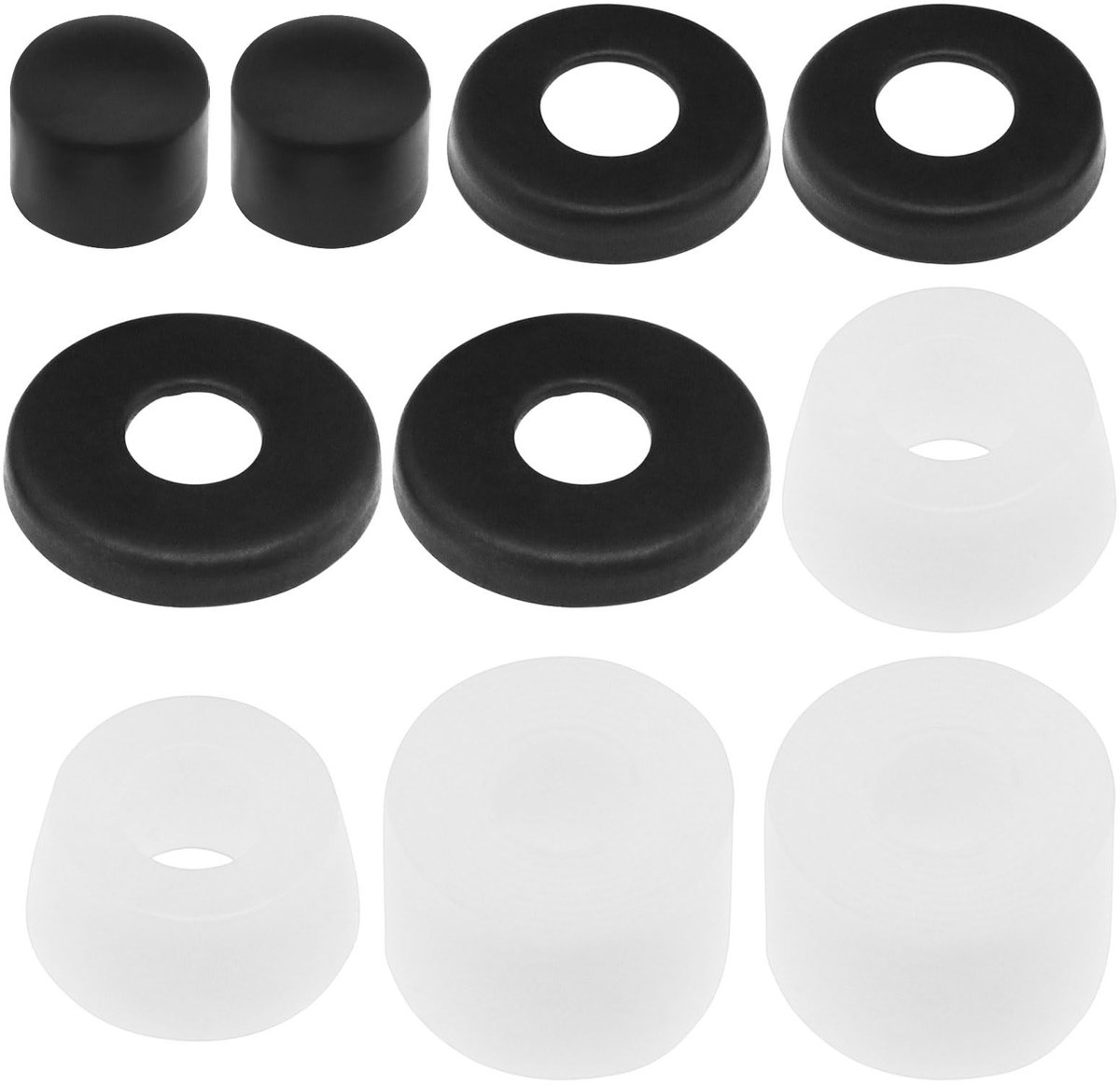 Dailygoods- Bushings Set van 6 - Schokbestendige Bussen - Skateboard/Longboard - Hoogwaardig PU - Lichtgewicht/Duurzaam - 10 Stuks per Pakket - Skateboard Onderdelen