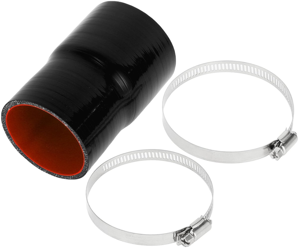 Dailygoods- Silicone Slang 4-Laags - Koppeling 70mm - Lengte 127mm - Dikte 5mm - Temperatuurbestendig tot 300℃ - Geschikt voor Koelvloeistof - Koelslang